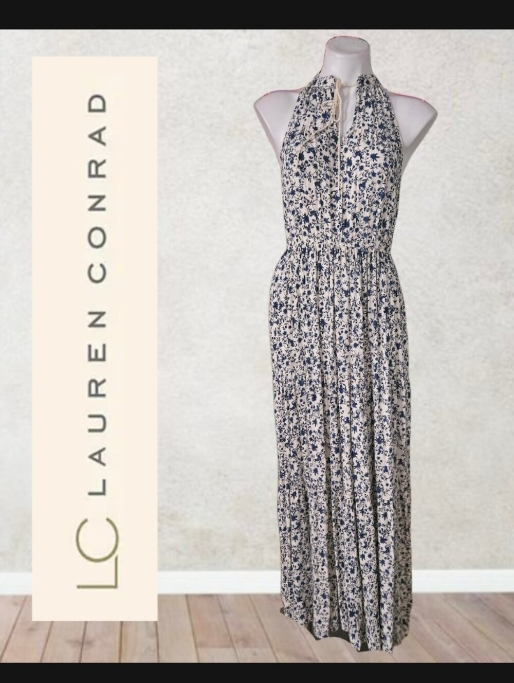 Lauren Conrad featuring a chic halter neckline